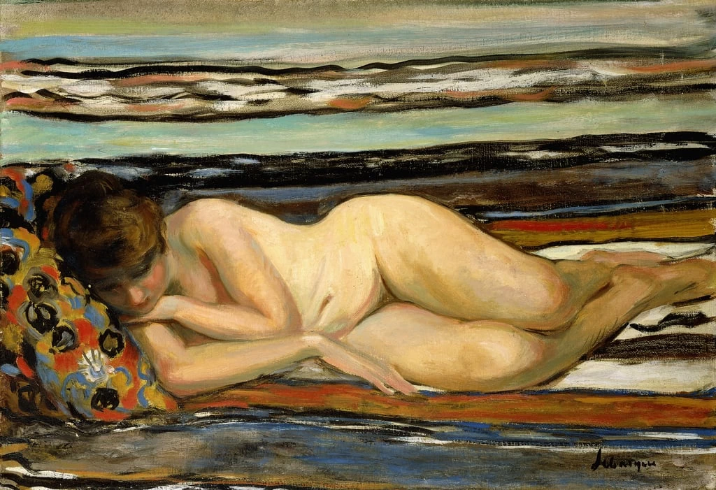 Donna nuda che dorme